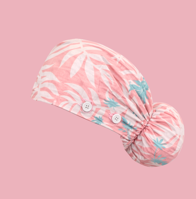 Floral Scrub Caps